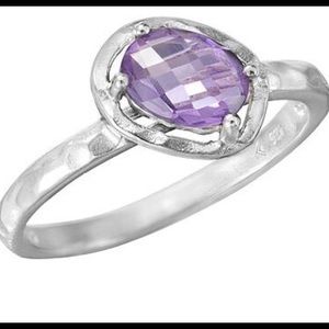 Silpada .925 Sterling Silver Lavender Fields Ring.